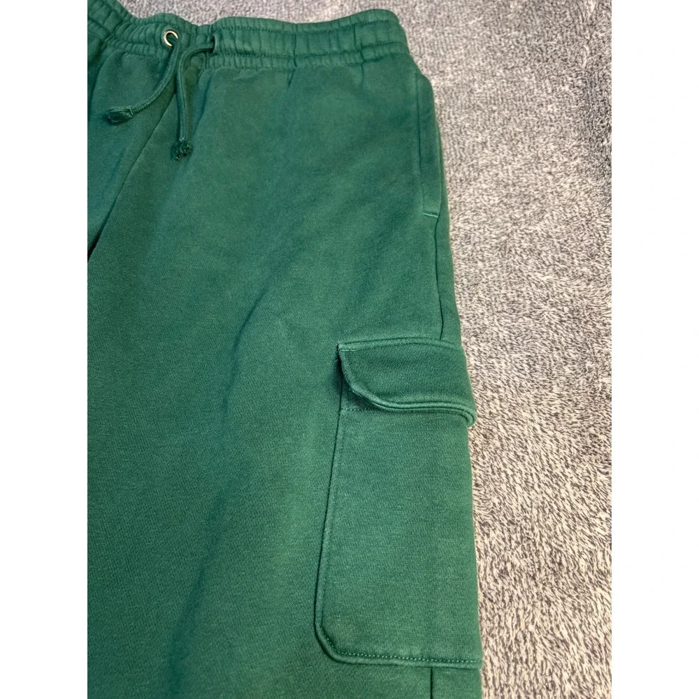 Under Armour Kids Rival Fleece Cargo Sweatpants Green Joggers YLG Large